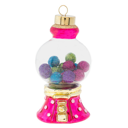 5" Embellished Gumball Machine Christmas Ornament