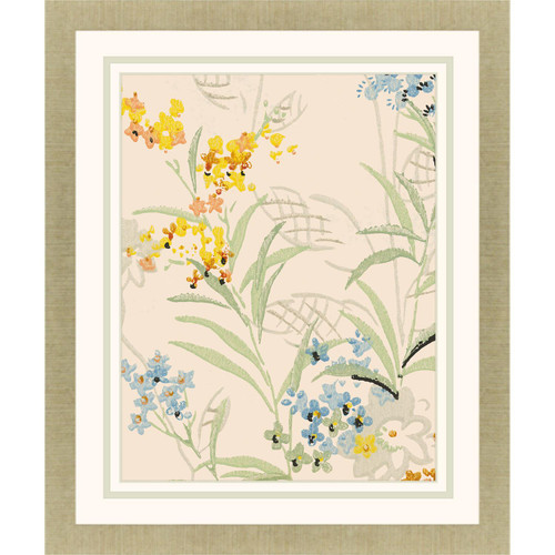 Paragon Florals Wild Symphony-Grow Framed Art With Green Finish 15718