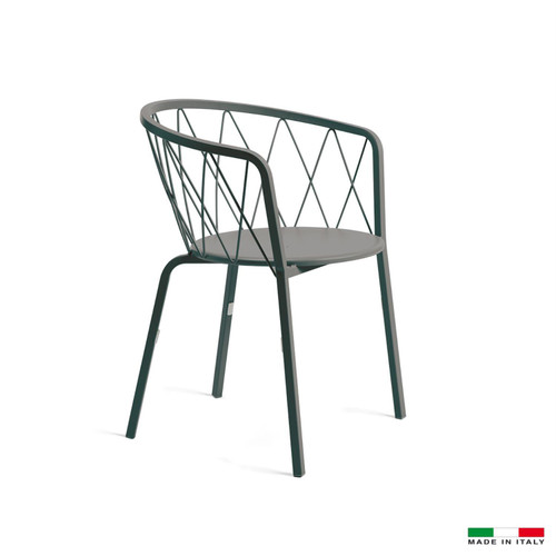 Bellini Italian Outdoor Collection Dasy Armchair With Grey Finish Dasy-A GRY