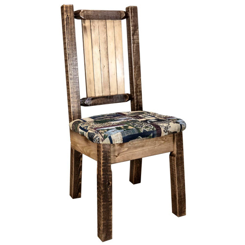 Montana Log Collection Wood Homestead Side Chair MWHCKSCNSLWOODLZELK