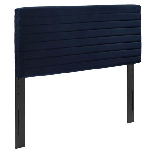 Modway Tranquil Twin Headboard With Midnight Blue Finish MOD-7023-MID
