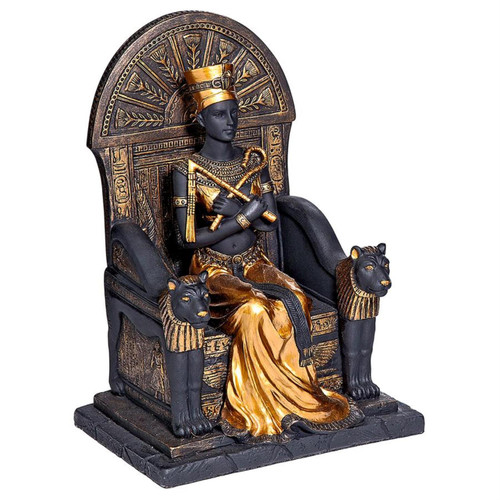 Design Toscano Black And Gold Queen Nefertiti Ruler Of Egypt Statue WU76686