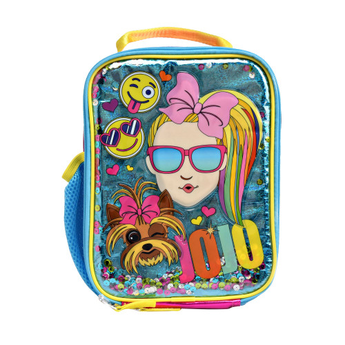 JoJo Siwa Shiny Metallic Insulated Lunchbox, Lunch Bag