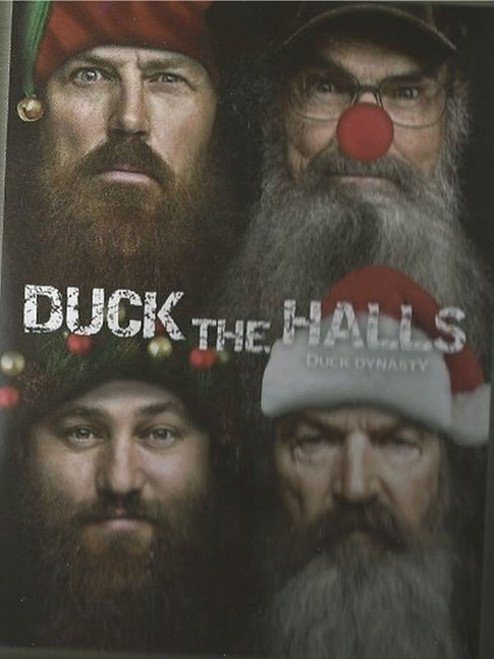 Duck Dynasty Christmas Duck The Halls Fleece Throw Blanket Redneck Approved