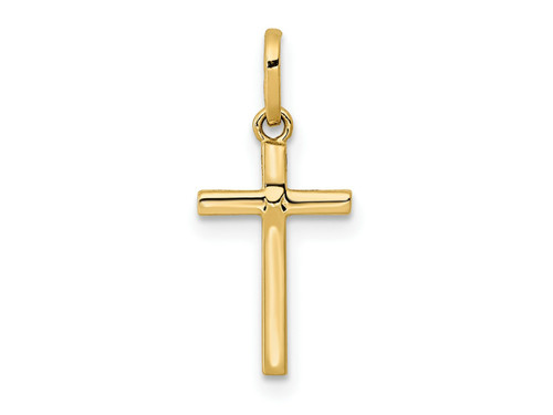 FJC Finejewelers 14 kt Yellow Gold Polished Cross Charm 21 mm GQXR1411A