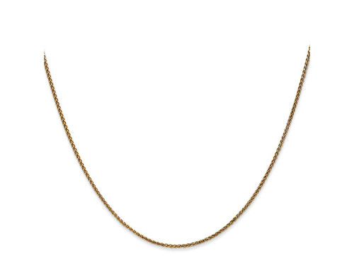 FJC Finejewelers 14 kt Yellow Gold Bright Cut Spiga Chain 24 Inches x 1.2 mm GQ723624A