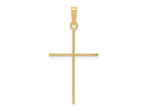 FJC Finejewelers 14 kt Yellow Gold Cross Charm 34 x 18 mm GQXR131A