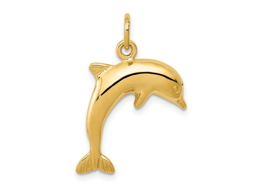 FJC Finejewelers 10 kt Yellow Gold Dolphin Charm 23 x 15 mm GQ10ZC495W