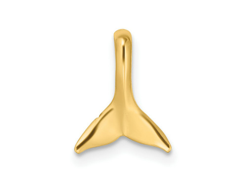 FJC Finejewelers 10 kt Yellow Gold Mini Whale Tail Chain Slide 11 x 9 mm GQ10K8128W