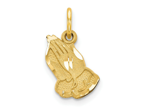 FJC Finejewelers 10 kt Yellow Gold Praying Hands Charm 17 x 10 mm GQ10ZC1304W