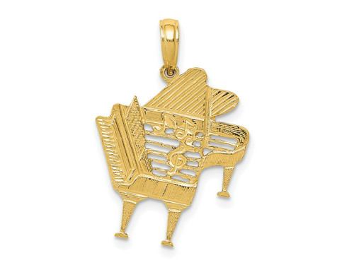 FJC Finejewelers 10 kt Yellow Gold Piano Charm 25 x 20 mm GQ10K3506W
