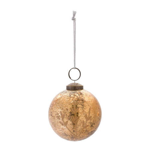 Melrose 8.5 Small Silver Hanging Christmas Bell with Jute Rope