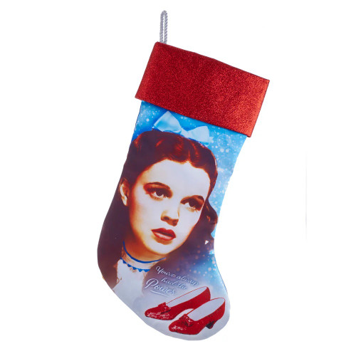 Pack of 4 Red and Blue Wizard of Oz Dorothy Christmas Stockings 18"