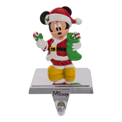 7.25" Red and Yellow Disney Mickey Mouse Christmas Stocking Holders