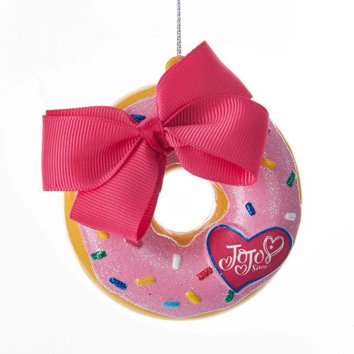 Pack of 24 JoJo Siwa Donut with Bow Christmas Ornaments 3"