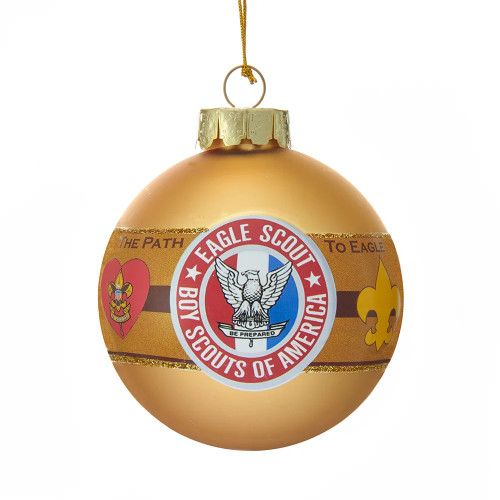Pack of 6 Boy Scouts Of America Glass Ball Christmas Ornaments 3.5" (90mm)