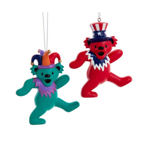 Club Pack of 24 Grateful Dead Dancing Bear Christmas Ornaments