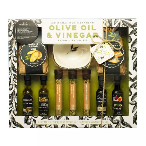 Olive Oil & Balsamic Vinegar Bread Dipping Gift Set