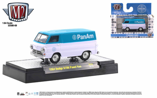 M2 Machines Auto Thentics 1:64 1964 Dodge A100 Panel Van Release 69