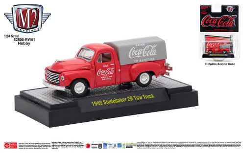 M2 Machines Coca-Cola Release HOBBY RW01 1949 Studebaker 2R Tow Truck