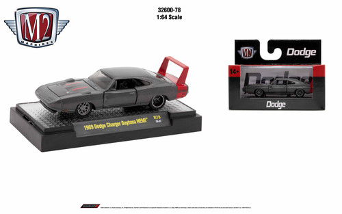 M2 Machines 1:64 Auto Authentic 1969 Dodge Charger Daytona Hemi RELEASE 78