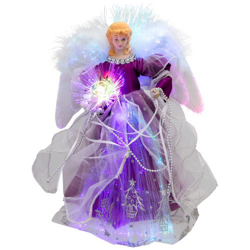 princess polly baby blue dress Gilded Black Angel Christmas Tree Topper