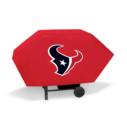 68" x 35" Red and Black NFL Houston Texans Deluxe Grill Cover