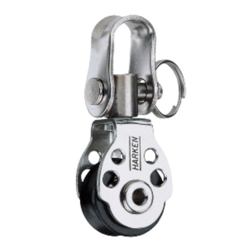 2" Harken 16MM Silver and Black Block with Swivel