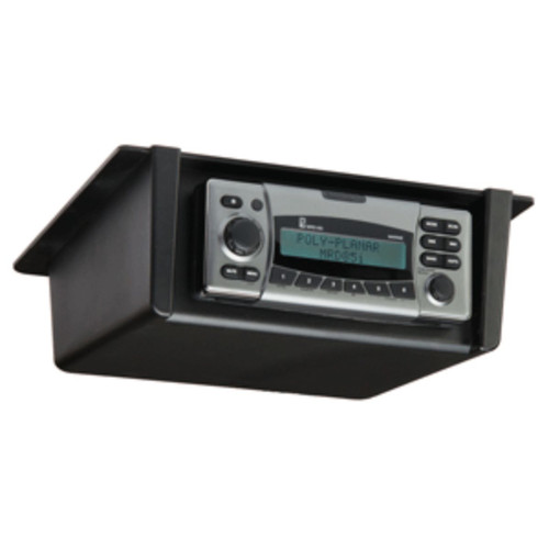 14" Black Radio Mount Underdash and Overhead Mounting