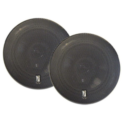 Set of 2 Black MA8506B Round 3-Way Marine Speakers 14"