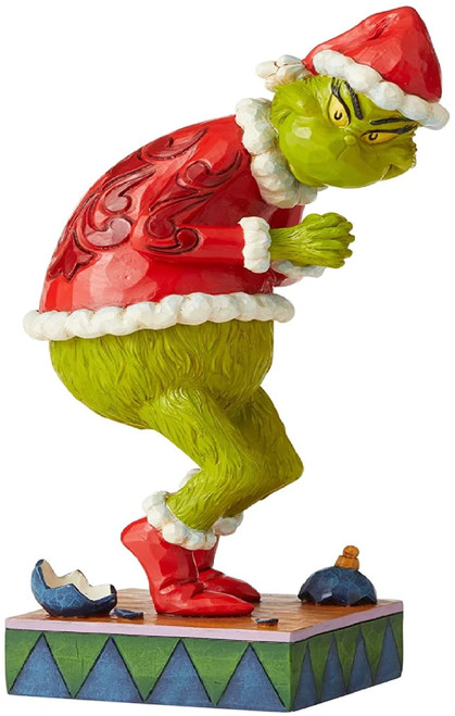 Jim Shore Sneaky Grinch with Hands Clenched Table Piece #6006566