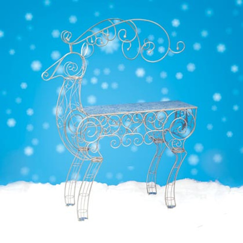 5.75' Commercial Sized Reindeer Figure Christmas Display Table