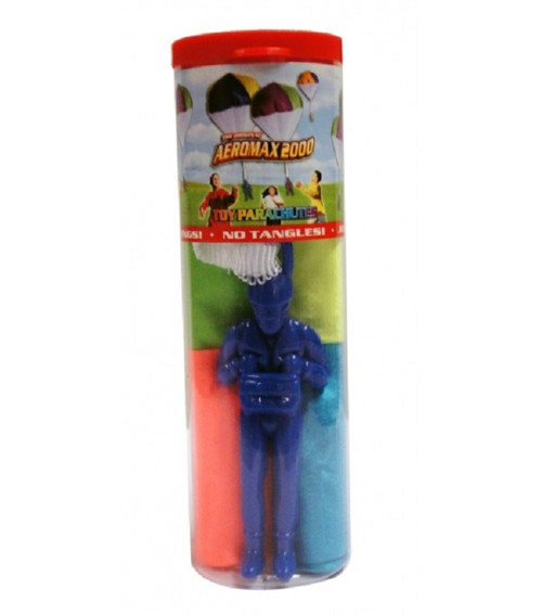 6” Tangle Free Assorted Color Toy Parachute