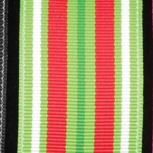 Holiday Red, White and Green Grosgrain Wired Craft Ribbon 1.5" x 27 Yards