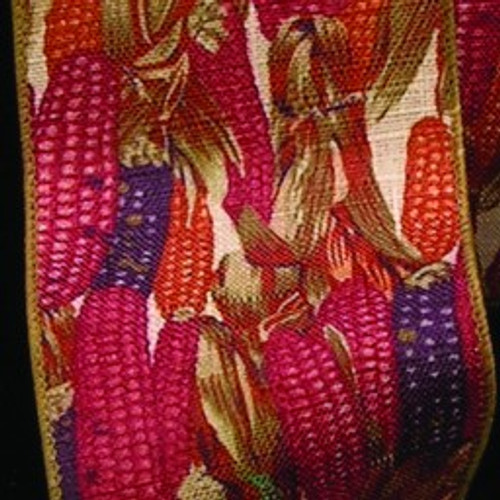 Vibrantly Colored Wired Craft Ribbon 2.5" x 40 Yards