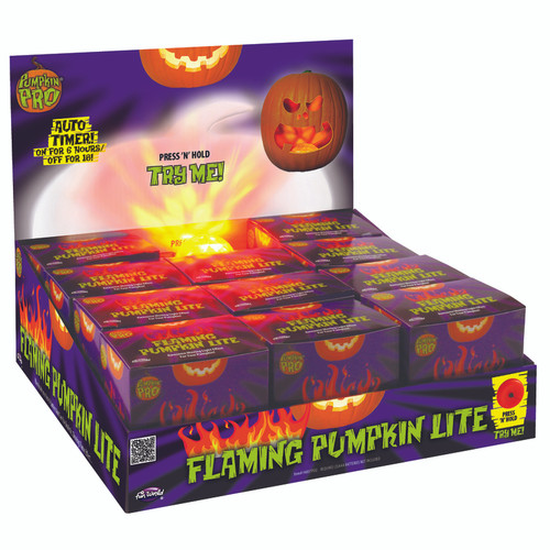 Pumpkin Pro lighting, pumpkin, carving, party Lighted Pumpkin Accessory 3.41 in. H x 2.5 in. W 1 - Case Of: 11