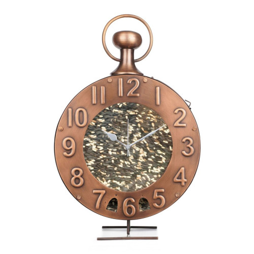 14" Brown and White Seed Capacity Time Fly Bird Feeder