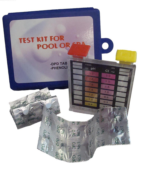 2-Way Swimming Pool Test Tablet Kit with Case
