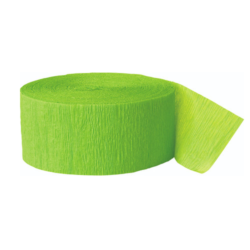 500' Apple Green Crepe Party Streamer St. Patrick's Day Decor - 33749149