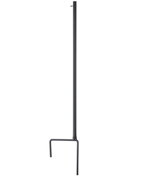 54" Black Garden Size Pole for Weathervanes and Decoration Display