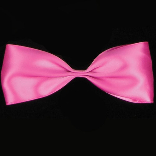 Bright Pink Double Face Satin Craft Ribbon 1.25" x 216 Yards
