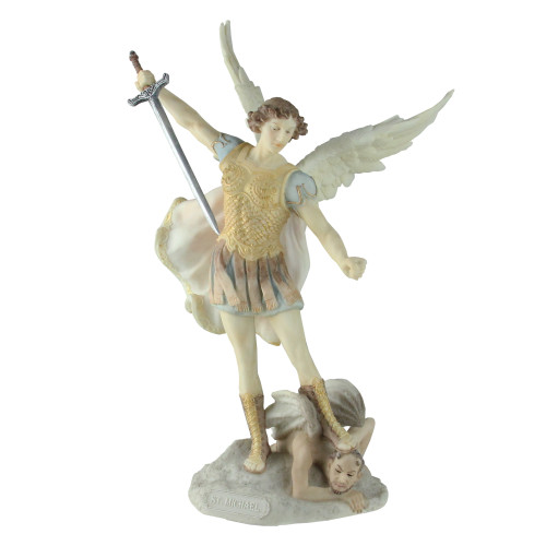 10.5" Galleria Divina Religious St. Michael the Archangel Table Top Figure