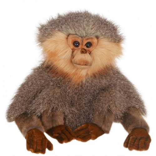 Pack of 2 Brown Handcrafted Gibbon Stuffed Animals 14.25"