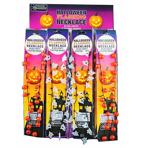 Shawshank LEDz Halloween Flashing Bulb Necklace Plastic 1 pk - Case Of: 12;