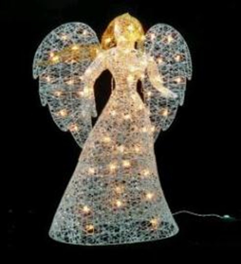 48" White Angel Outdoor Christmas Yard Art Decor
