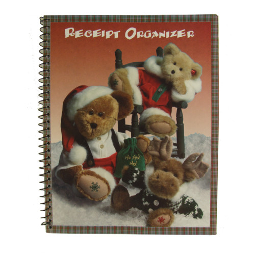 Club Pack of 72 Christmas Teddy Bear Receipt Organizers 10.25"
