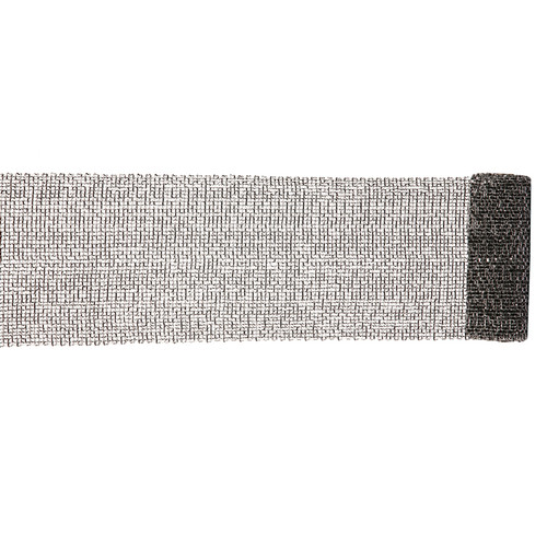 Black and Silver Extra Wide Mesh Sparkle Christmas Ribbon 6" x 4 Yards
