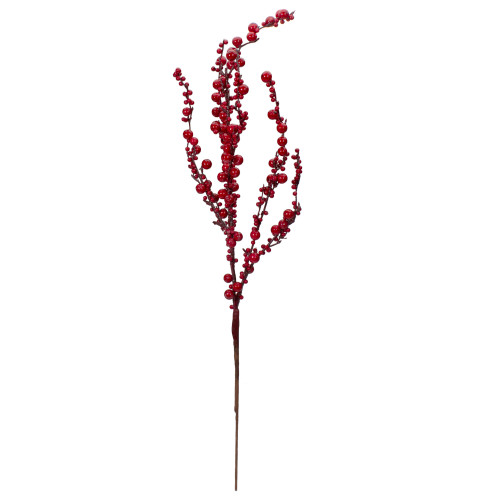 26" Red Berries Artificial Christmas Spray