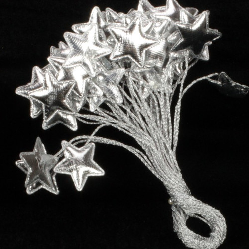 Club Pack of 24 Spectacular Silver Contemporary Wire Star 12"