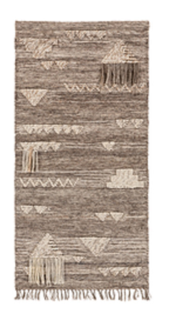 60” x 30” Contemporary Hand Woven Multi-Color Wool Hanging Wall Tapestry